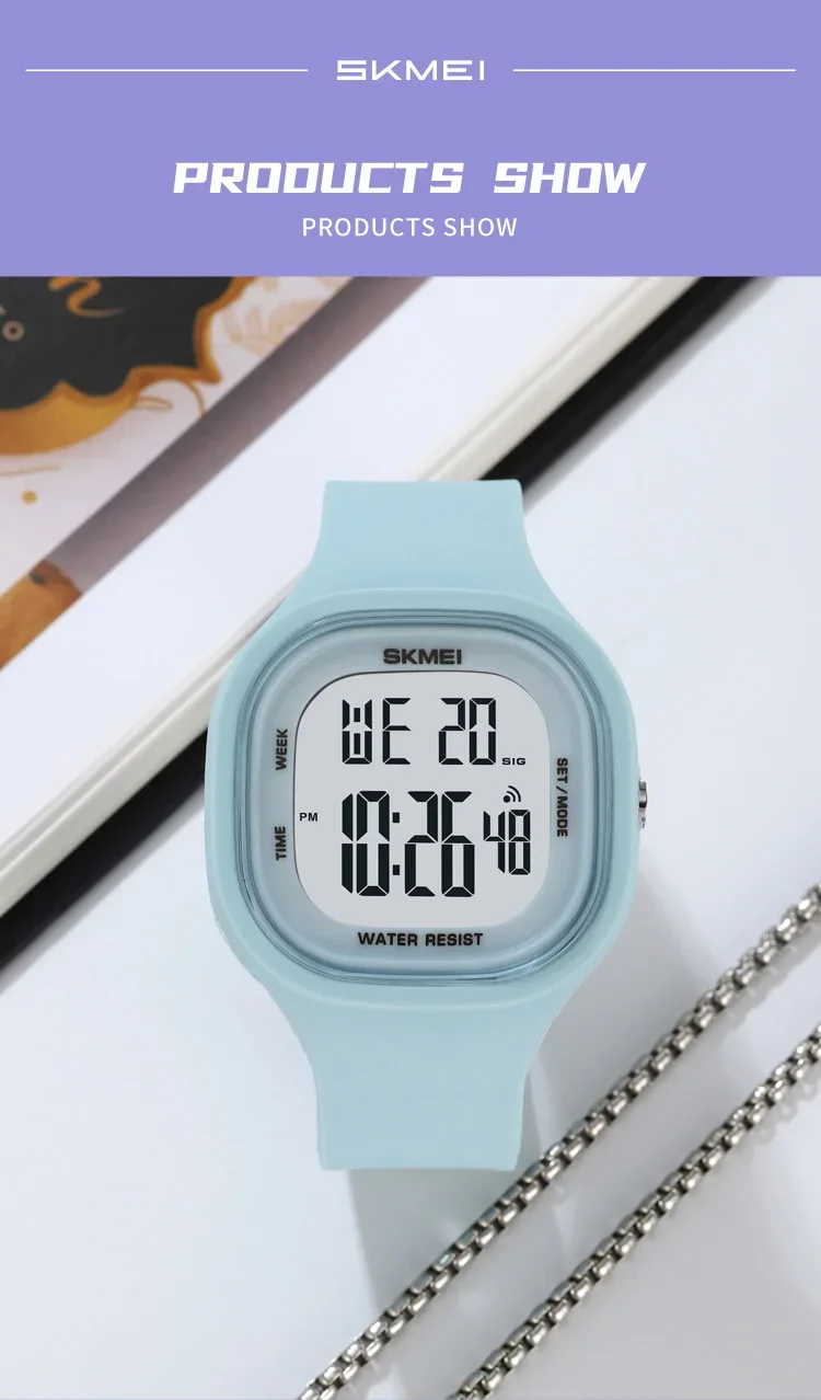 SKMEI 2290 Cool Vitality Stopwatch Digital Sports Watches Male Fashion 5Bar Waterproof Wristwatch For Teenager Boys and Girls