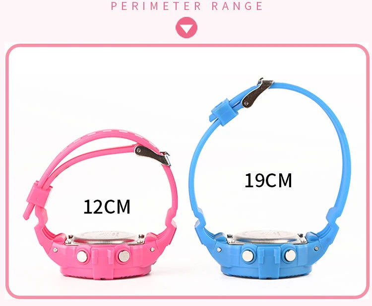 Children Electronic Watch Boys and Girls Macaron Sports Wristwatch Luminous Alarm Clock Multifunctional Kids Fashion Watches