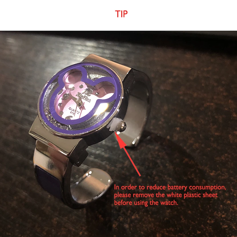 Children's Quartz Watch For Mickey Mouse Cartoon Stainless Steel Bracelet Kids Student Boy Girl Cute Wristwatches Clock Gift