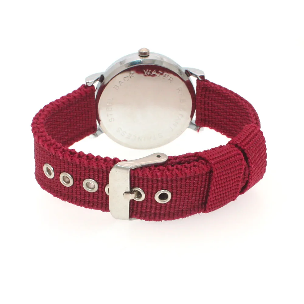 Chaoyada Children Boys Girls 24 Hours Wristwatch Canvas Quartz Wristwatches Kids Students Military Watches Kids Watch Boy