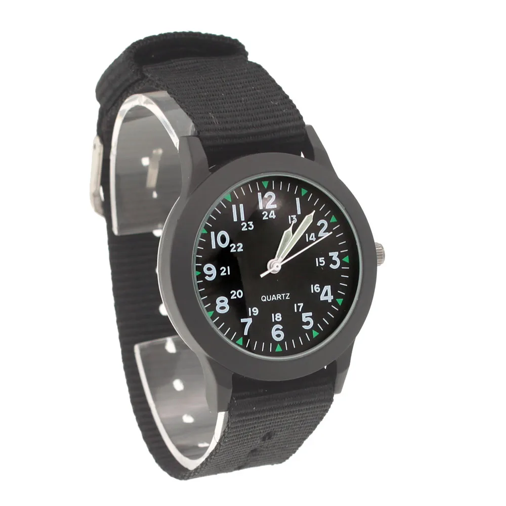 New Famous Brand Men Children Boys Girls Fashion Cool Quartz Watches Students Canvas Electronic Wrist Watch