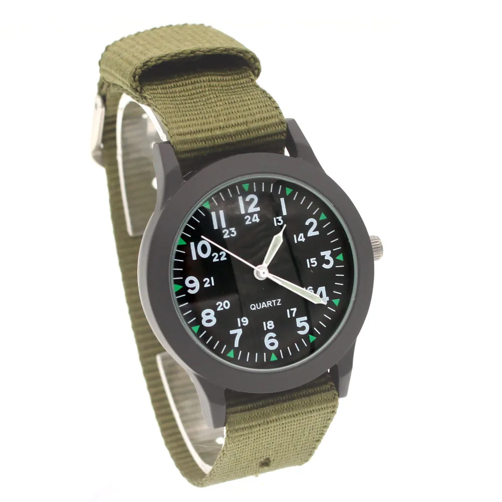 New Famous Brand Men Children Boys Girls Fashion Cool Quartz Watches Students Canvas Electronic Wrist Watch