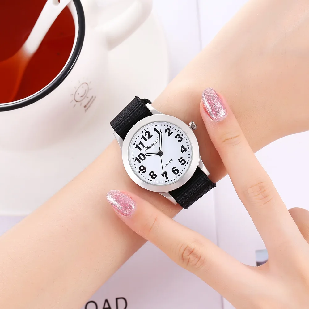 New Famous Brand Men Children Boys Girls Fashion Cool Quartz Watches Students Canvas Electronic Wrist Watch