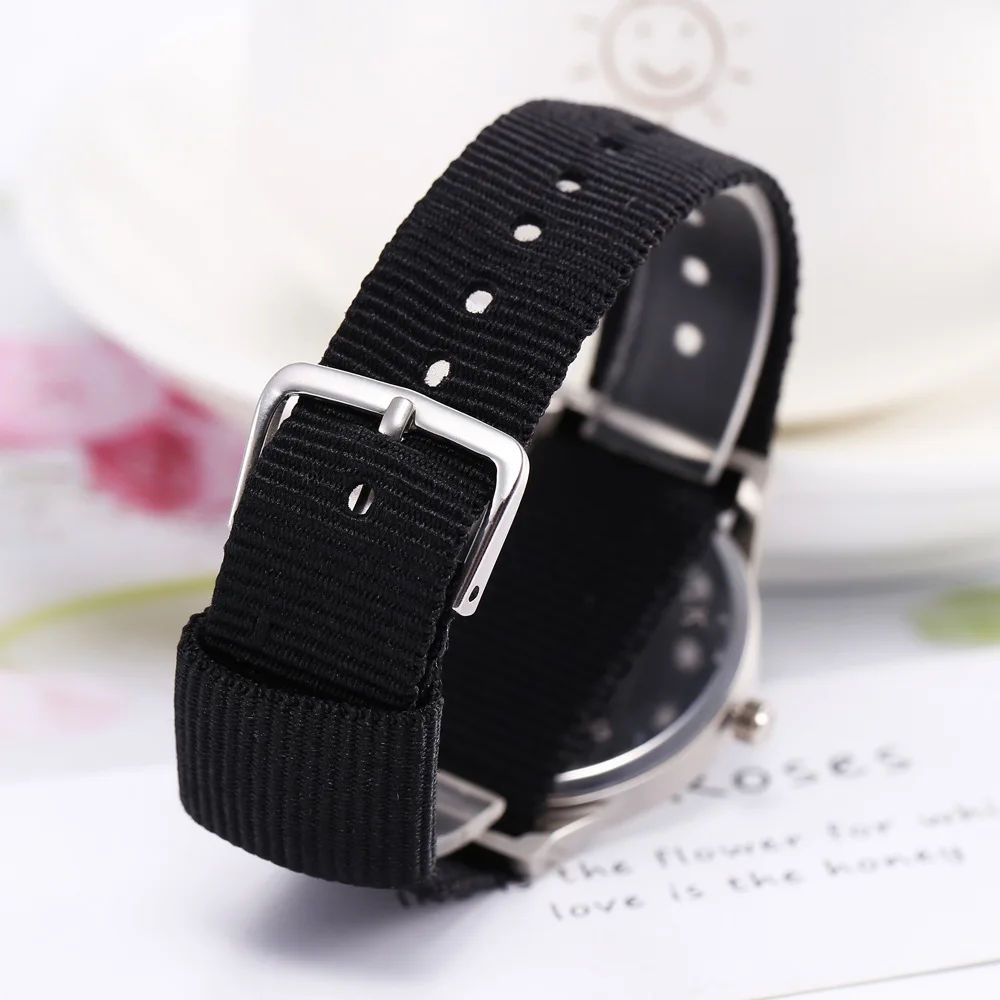New Famous Brand Men Children Boys Girls Fashion Cool Quartz Watches Students Canvas Electronic Wrist Watch
