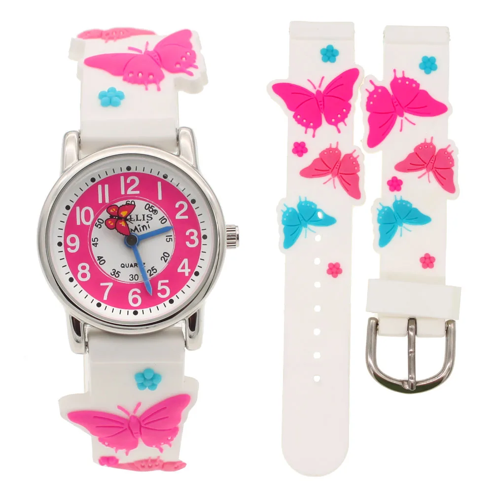 Girls Watch Cartoon Bus Dinosaur 3d Silicone Kids Watch Boys Girl Quartz Watch Children Sports Watch Kids Gift Waterproof Clock