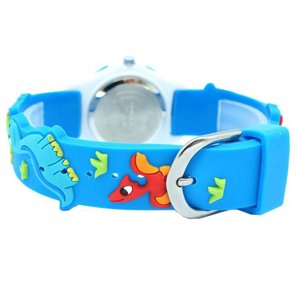 Girls Watch Cartoon Bus Dinosaur 3d Silicone Kids Watch Boys Girl Quartz Watch Children Sports Watch Kids Gift Waterproof Clock