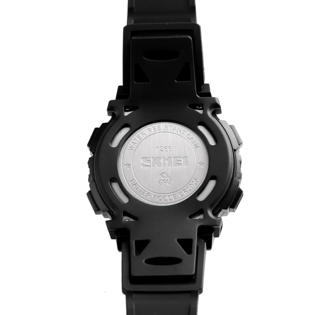 SKMEI 1266 Children's Watches for Boy Girl Color LED Display Digital Alarm Clock Waterproof Sports Kids Wristwatches 1548 Reloj