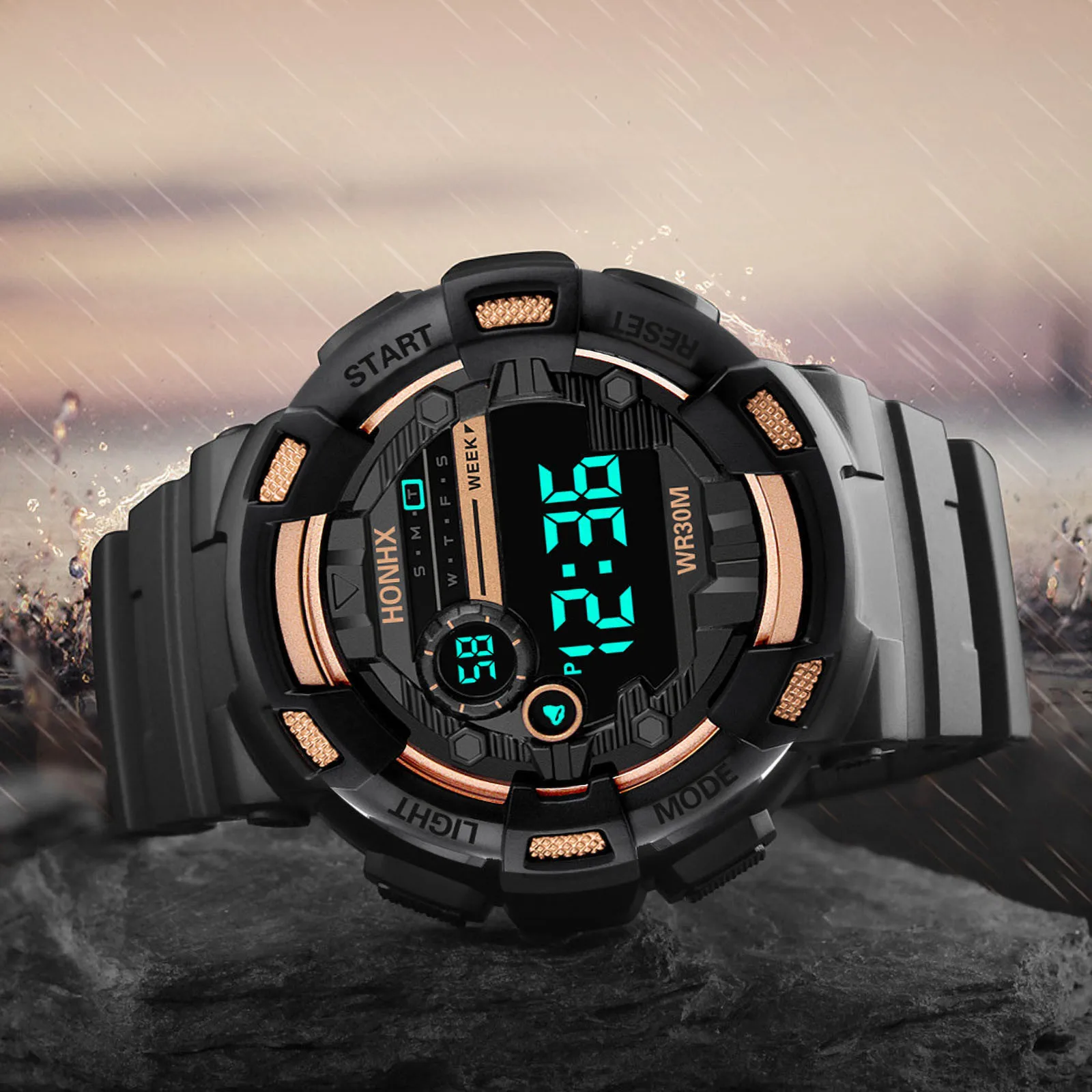 Kids Digital Watches Life Waterproof Electronic Watch For Children Multi-Function Luminous Sports Wrist Watch For Boys