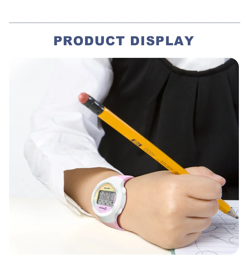 Kids Sport Watches Alarm Stopwatch Children Digital Watch For Boys Girls 30M Waterproof Pink Student Electronic Wristwatch