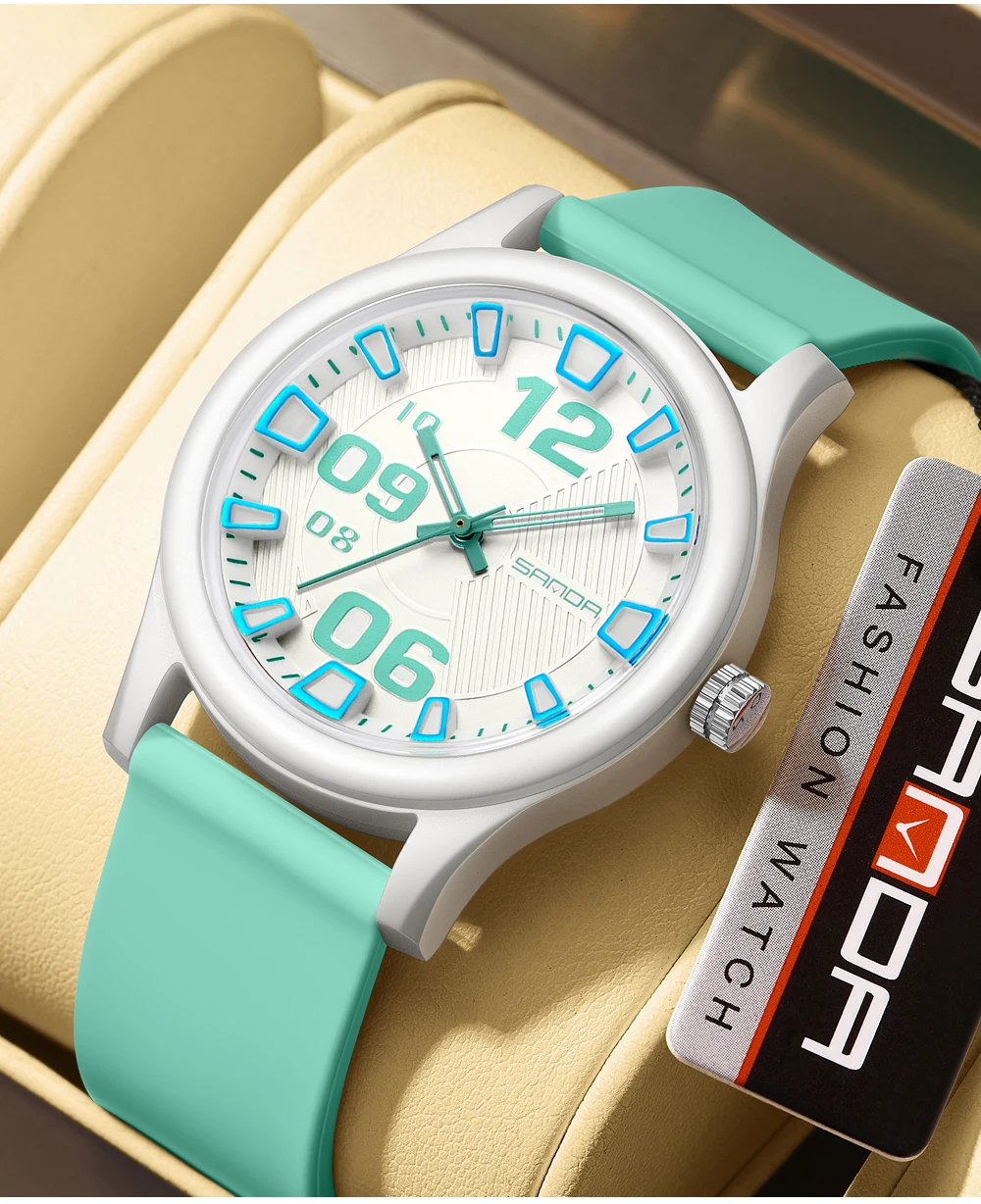 SANDA 3252 Fashion and Simple Student Quartz Watch, Popular Style, Waterproof, Suitable for Sports and Life, is a Gift for Frien