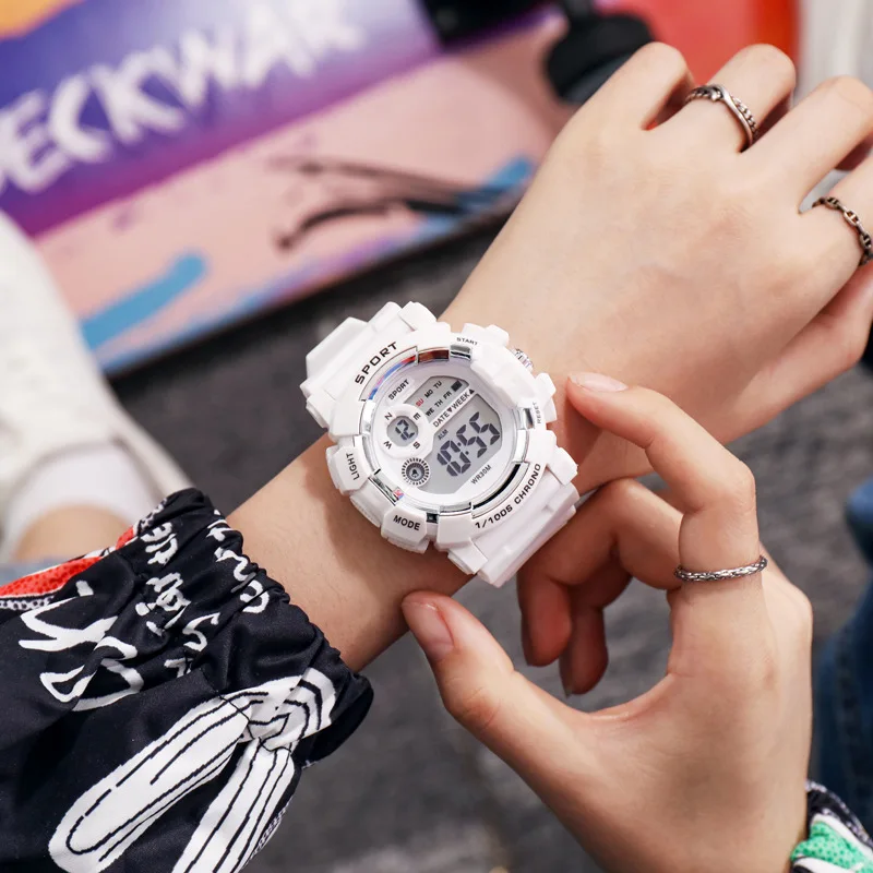 YIKAZE Kids Watches Fashion Luminous Waterproof Alarm Clock Watches Boys and Girls Student Smart Electronic Watch Gift