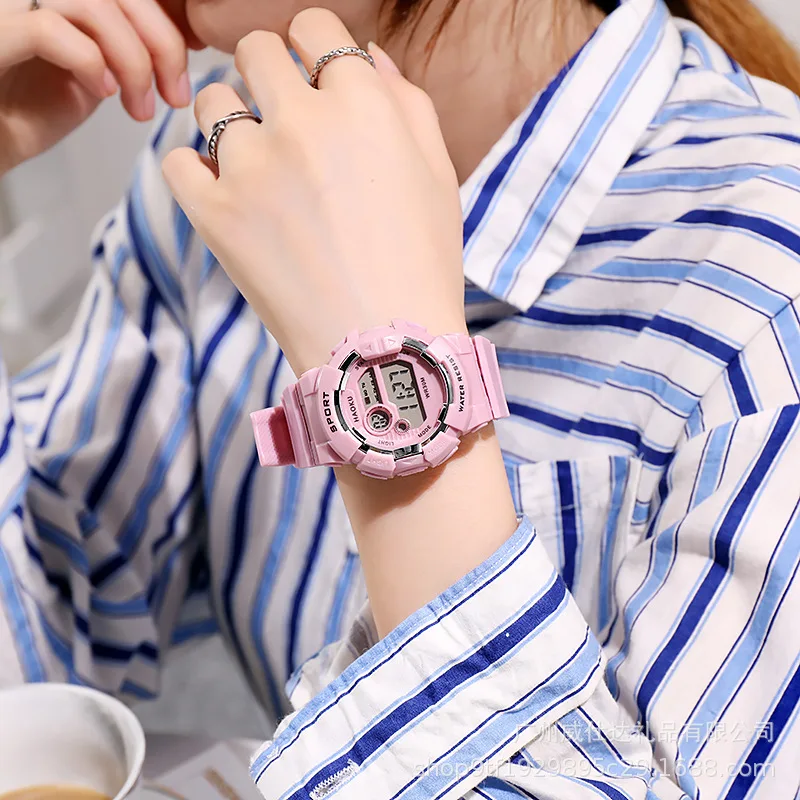 YIKAZE Kids Watches Fashion Luminous Waterproof Alarm Clock Watches Boys and Girls Student Smart Electronic Watch Gift