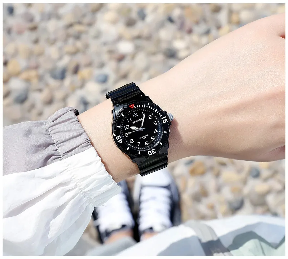 UTHAI CE31 Children’s Sport Watch Clocks 50m Waterproof Wristwatches for Kids Girls Boys Teens Students PU Soft
