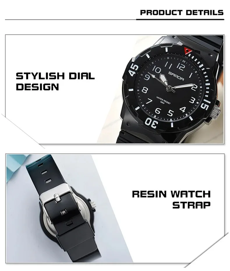 UTHAI CE31 Children’s Sport Watch Clocks 50m Waterproof Wristwatches for Kids Girls Boys Teens Students PU Soft