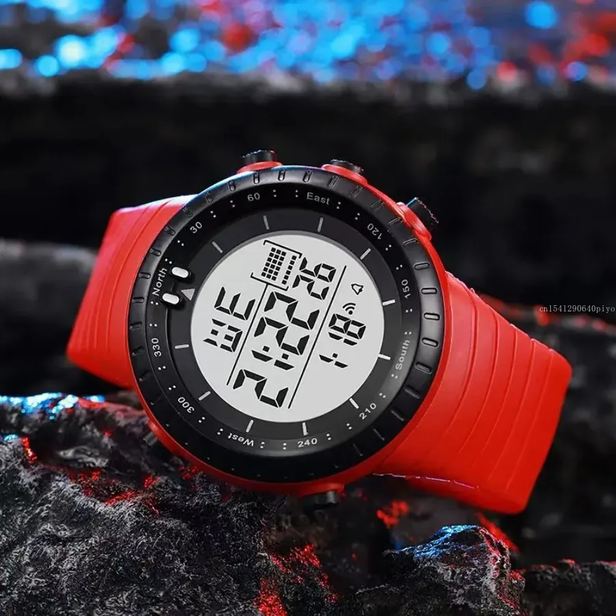 Electronic Watch for men Boys Student Teen Waterproof Alarm Clock Outdoor Sports Watch Multifunction LED Digital Wristwatch Gift