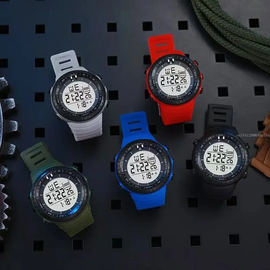 Electronic Watch for men Boys Student Teen Waterproof Alarm Clock Outdoor Sports Watch Multifunction LED Digital Wristwatch Gift