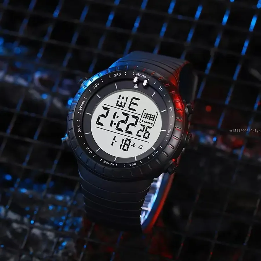 Electronic Watch for men Boys Student Teen Waterproof Alarm Clock Outdoor Sports Watch Multifunction LED Digital Wristwatch Gift