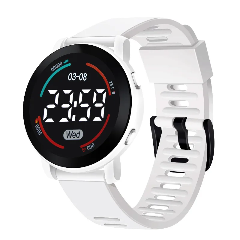 Kids Watch Sport LED Digital Watches Waterproof Electronic Wristwatch Spaceman LED Silicone Strap Sport Digital Watches