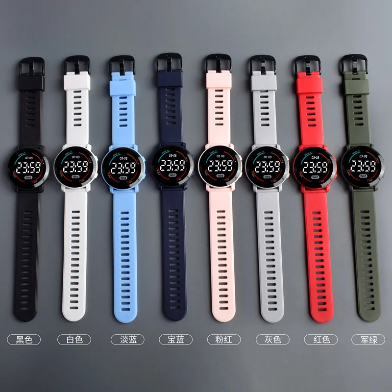 Kids Watch Sport LED Digital Watches Waterproof Electronic Wristwatch Spaceman LED Silicone Strap Sport Digital Watches
