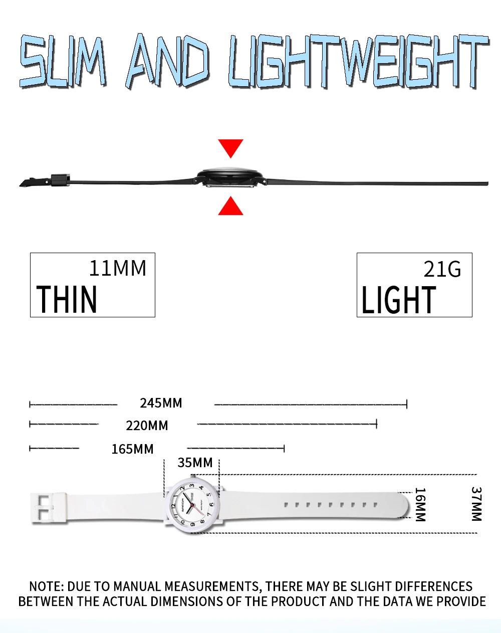 SANDA 3325 Fashion Children's Quartz Watch Dual Calendar Display Waterproof Simple Fashion Children's Quartz Watch