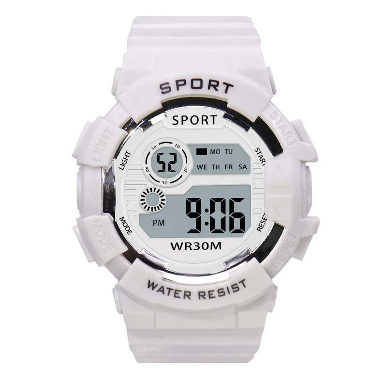 YIKAZE Fashion Kids Sports Watches 7-colors Luminous Multifunction LED Digital Watch Boys and Girls Student Children's Watches