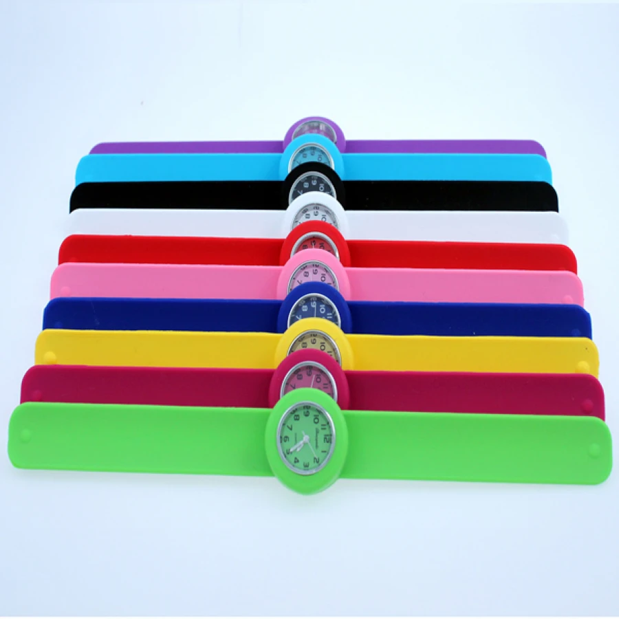 10 Colors Choose Childrens Unisex Silicone Rubber Slap Wrist Pop Watch For Boys Girls Kids Gift A5 Mens Womens Boys And Girls
