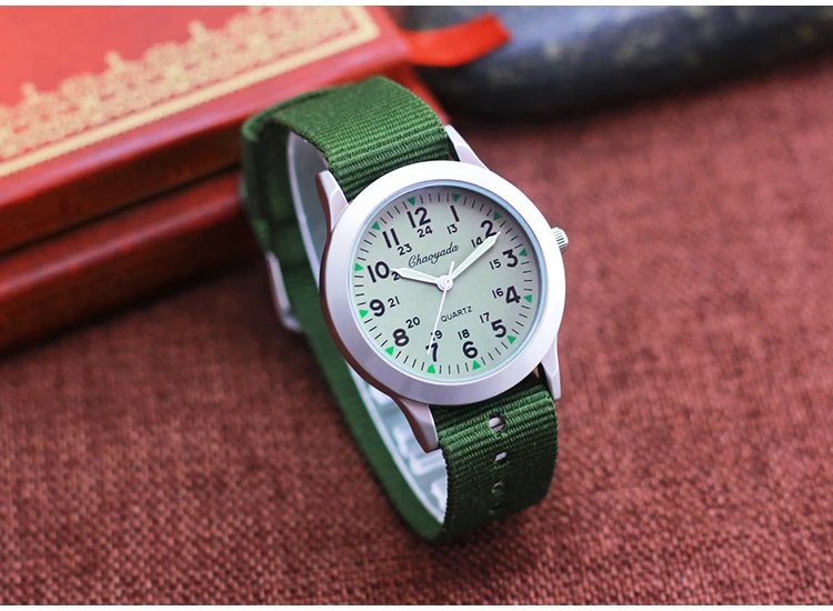2026 Famous Brand Chaoyada High Quality Fashion Children Boys Girls Students Man Canvas Breathable Sweat-proof 24hours Watches