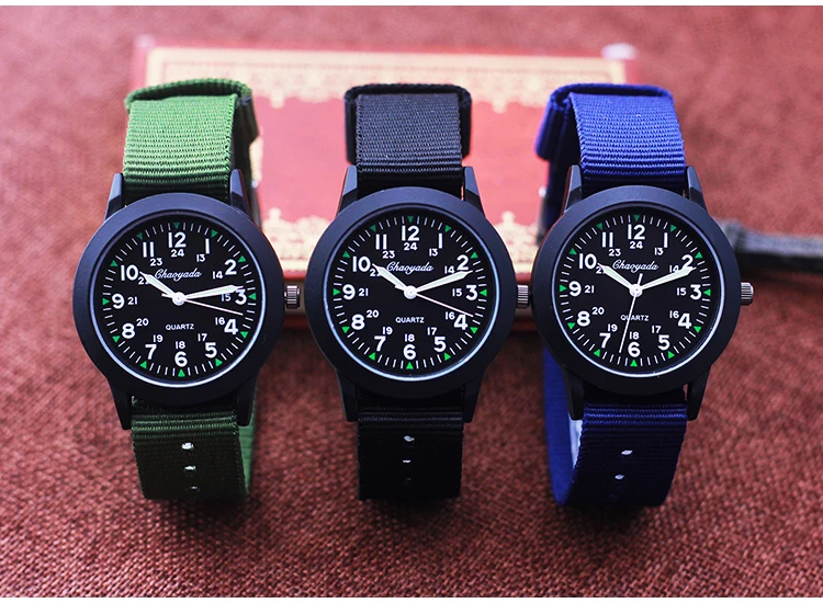2026 Famous Brand Chaoyada High Quality Fashion Children Boys Girls Students Man Canvas Breathable Sweat-proof 24hours Watches