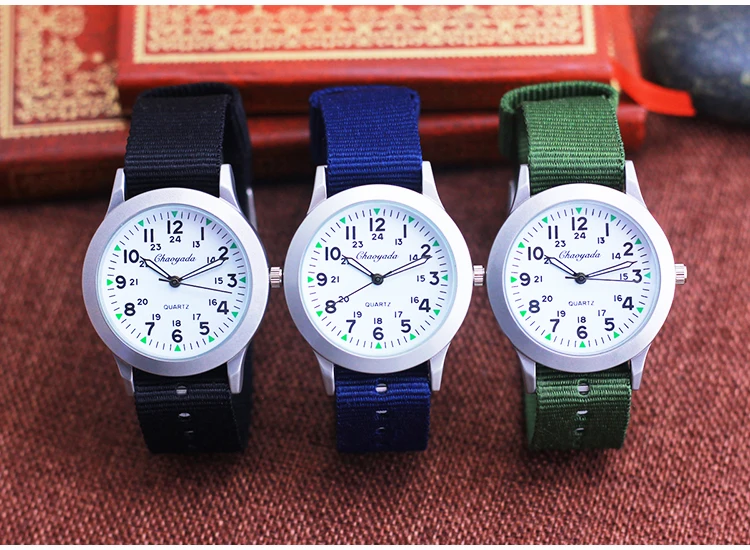 2026 Famous Brand Chaoyada High Quality Fashion Children Boys Girls Students Man Canvas Breathable Sweat-proof 24hours Watches