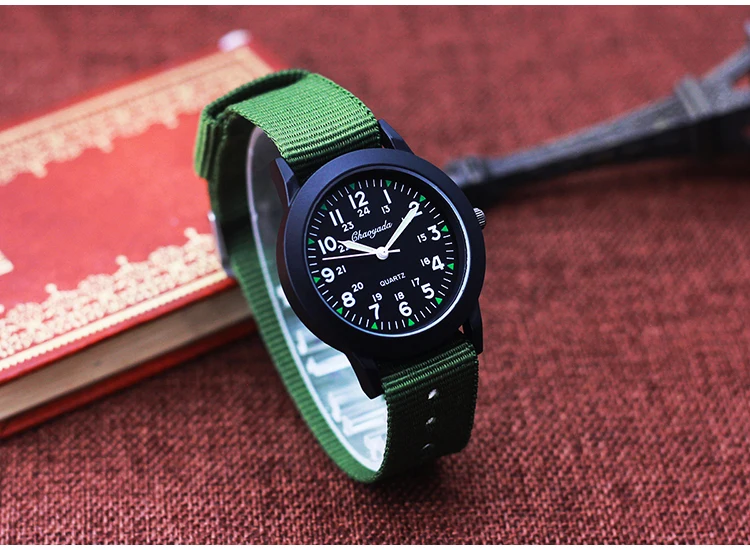 2026 Famous Brand Chaoyada High Quality Fashion Children Boys Girls Students Man Canvas Breathable Sweat-proof 24hours Watches
