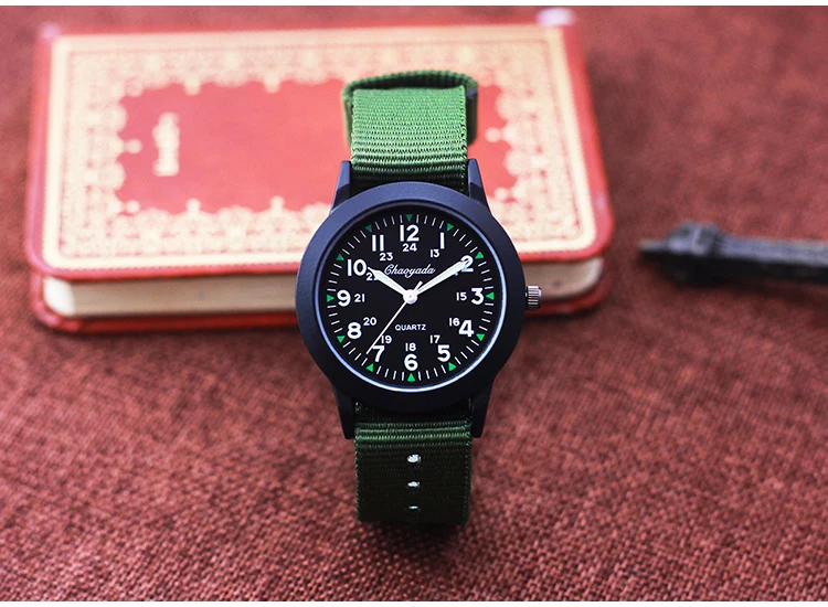 2026 Famous Brand Chaoyada High Quality Fashion Children Boys Girls Students Man Canvas Breathable Sweat-proof 24hours Watches
