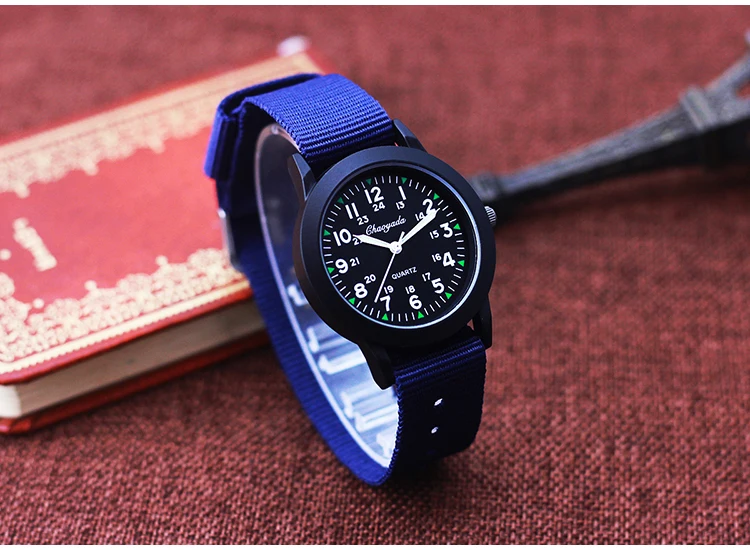 2026 Famous Brand Chaoyada High Quality Fashion Children Boys Girls Students Man Canvas Breathable Sweat-proof 24hours Watches