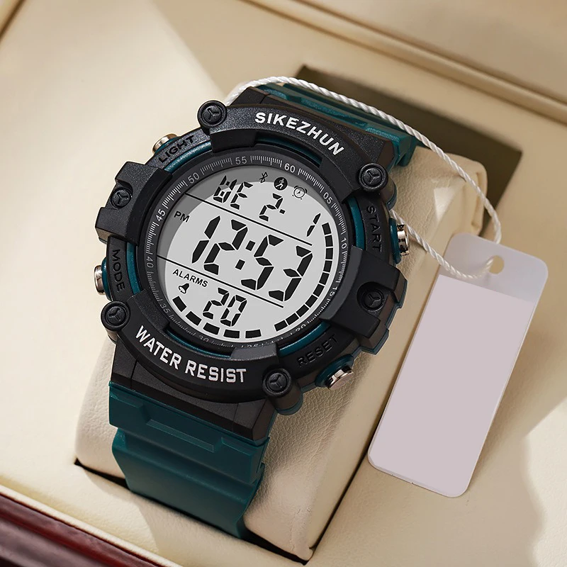 Waterproof Electronic Watch For Kids Men's Military Sports Watches Cool-light LED Digital Wristwatch Man Boys Student Teen Clock