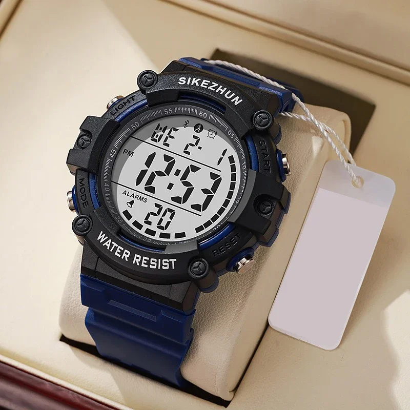 Waterproof Electronic Watch For Kids Men's Military Sports Watches Cool-light LED Digital Wristwatch Man Boys Student Teen Clock