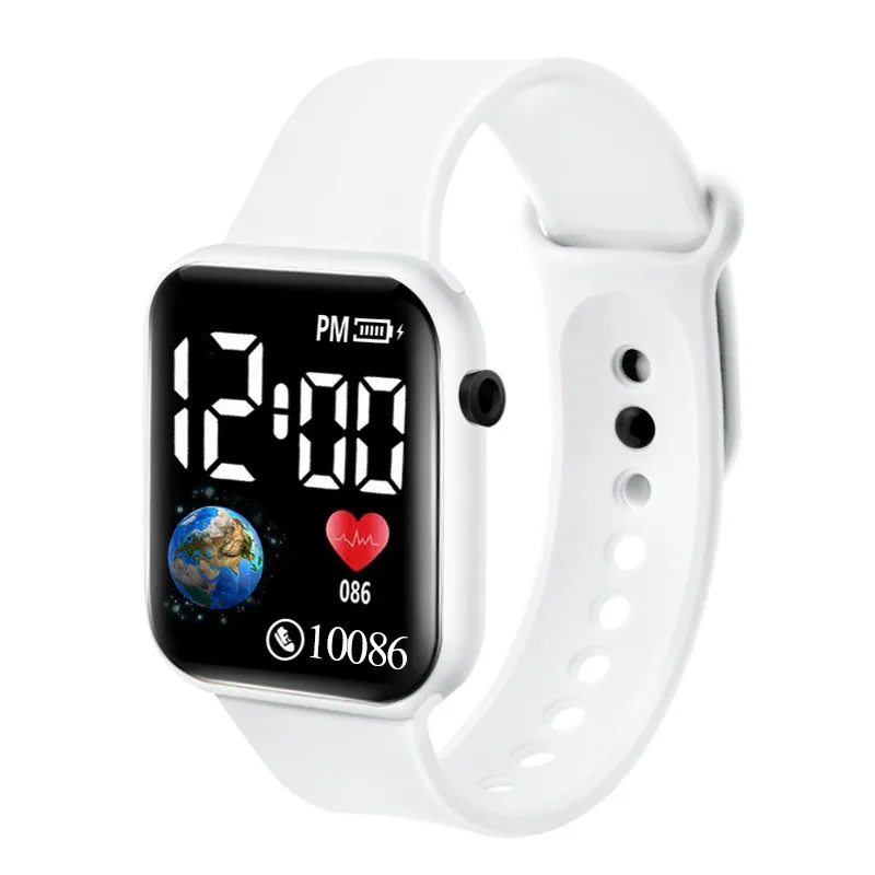 MAYZHISU Kids Watches LED Digital Kids Watch Silicone Strap Cartoon Electronic Wristwatch Sports Clock for Boys and Girls Gifts
