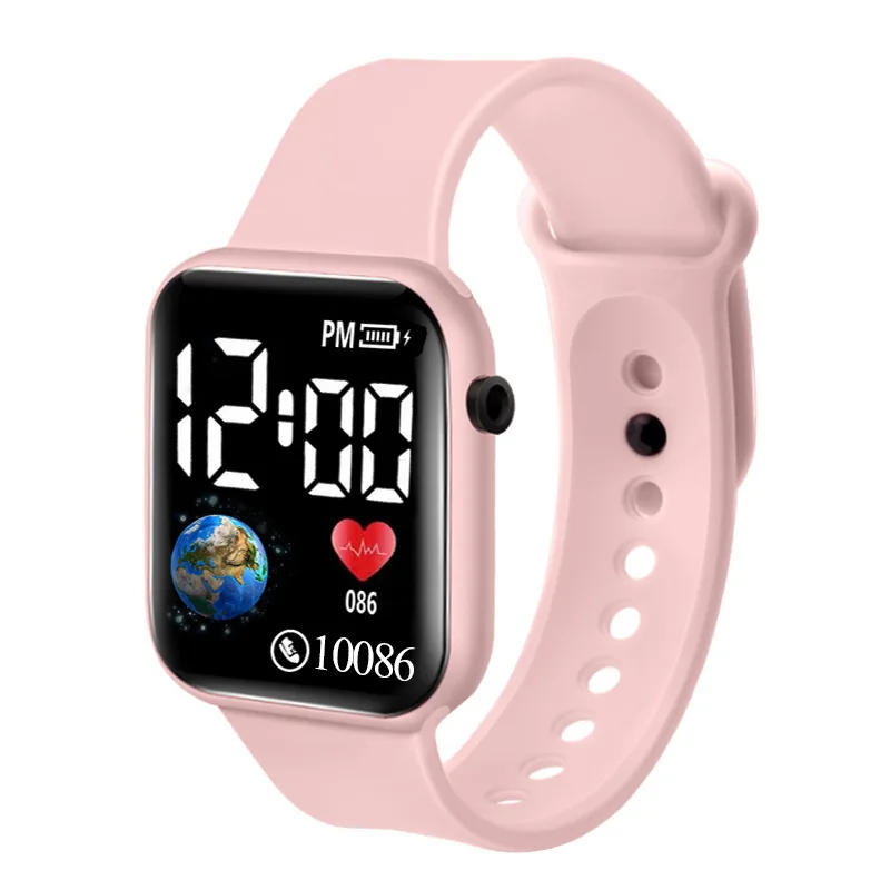 MAYZHISU Kids Watches LED Digital Kids Watch Silicone Strap Cartoon Electronic Wristwatch Sports Clock for Boys and Girls Gifts