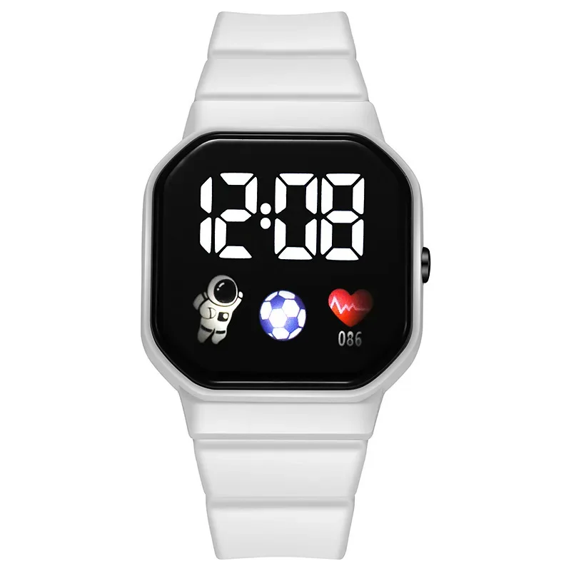 MAYZHISU Kids Watches LED Digital Kids Watch Silicone Strap Cartoon Electronic Wristwatch Sports Clock for Boys and Girls Gifts