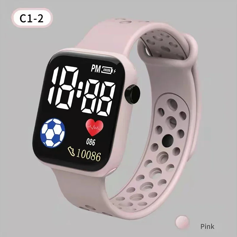 MAYZHISU Kids Watches LED Digital Kids Watch Silicone Strap Cartoon Electronic Wristwatch Sports Clock for Boys and Girls Gifts