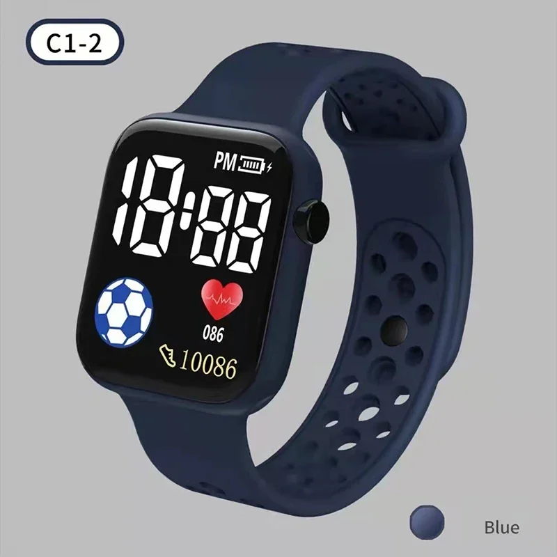 MAYZHISU Kids Watches LED Digital Kids Watch Silicone Strap Cartoon Electronic Wristwatch Sports Clock for Boys and Girls Gifts