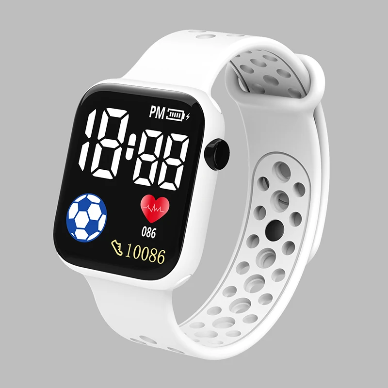 MAYZHISU Kids Watches LED Digital Kids Watch Silicone Strap Cartoon Electronic Wristwatch Sports Clock for Boys and Girls Gifts
