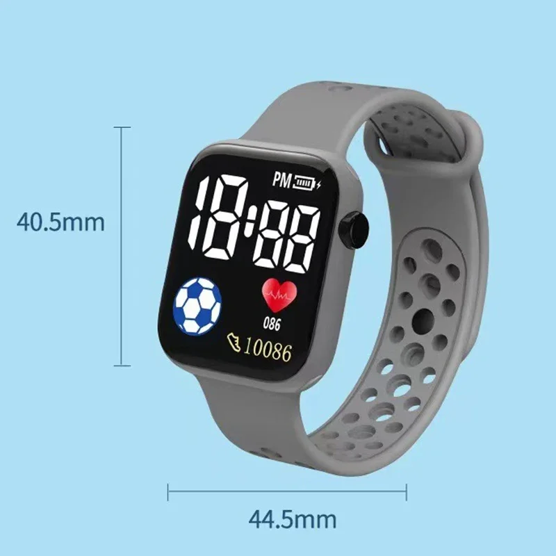 MAYZHISU Kids Watches LED Digital Kids Watch Silicone Strap Cartoon Electronic Wristwatch Sports Clock for Boys and Girls Gifts