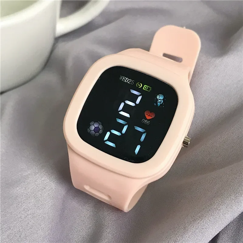 Multifunction Kids Watch Fashion Boys and Girls Student Electronic Wristwatch Alarm Clock Luminous college style Sports watch