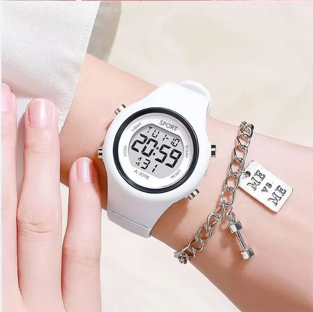 Multifunction Kids Watch Fashion Boys and Girls Student Electronic Wristwatch Alarm Clock Luminous college style Sports watch