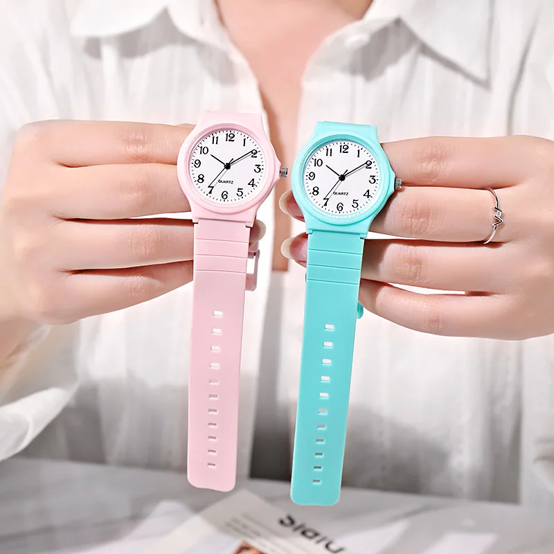 UTHAI C25 Children's Watch Primary/Secondary School Girls Simple Digital Clock Adjustable Women's Fashion Quartz Watches Gift