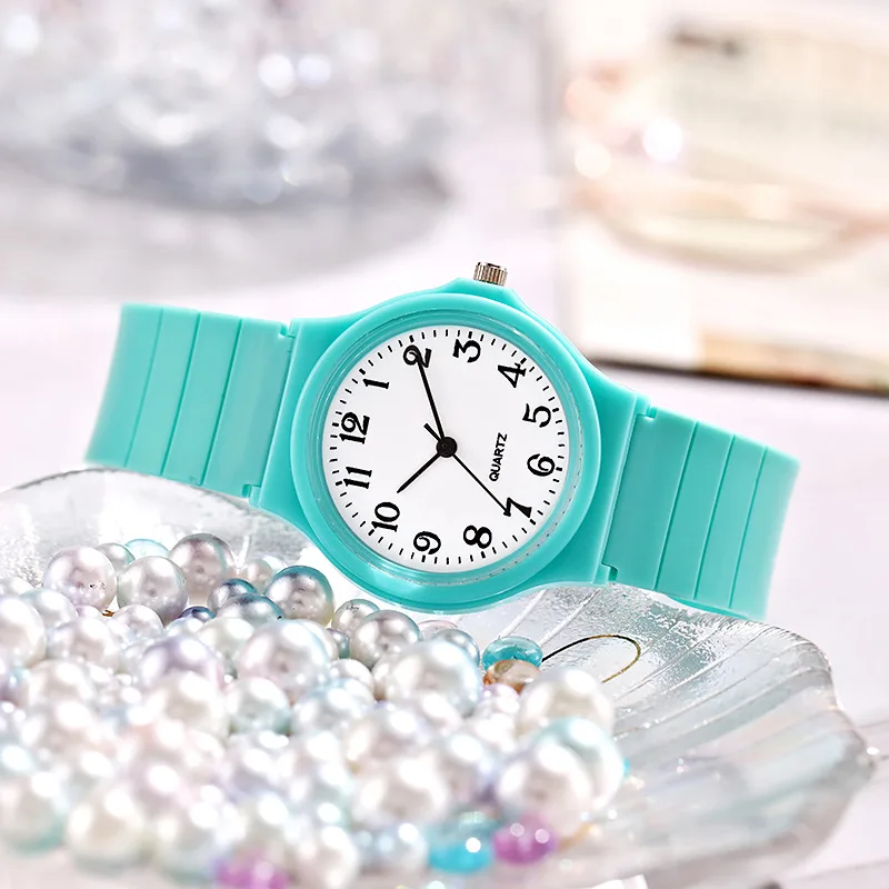 UTHAI C25 Children's Watch Primary/Secondary School Girls Simple Digital Clock Adjustable Women's Fashion Quartz Watches Gift