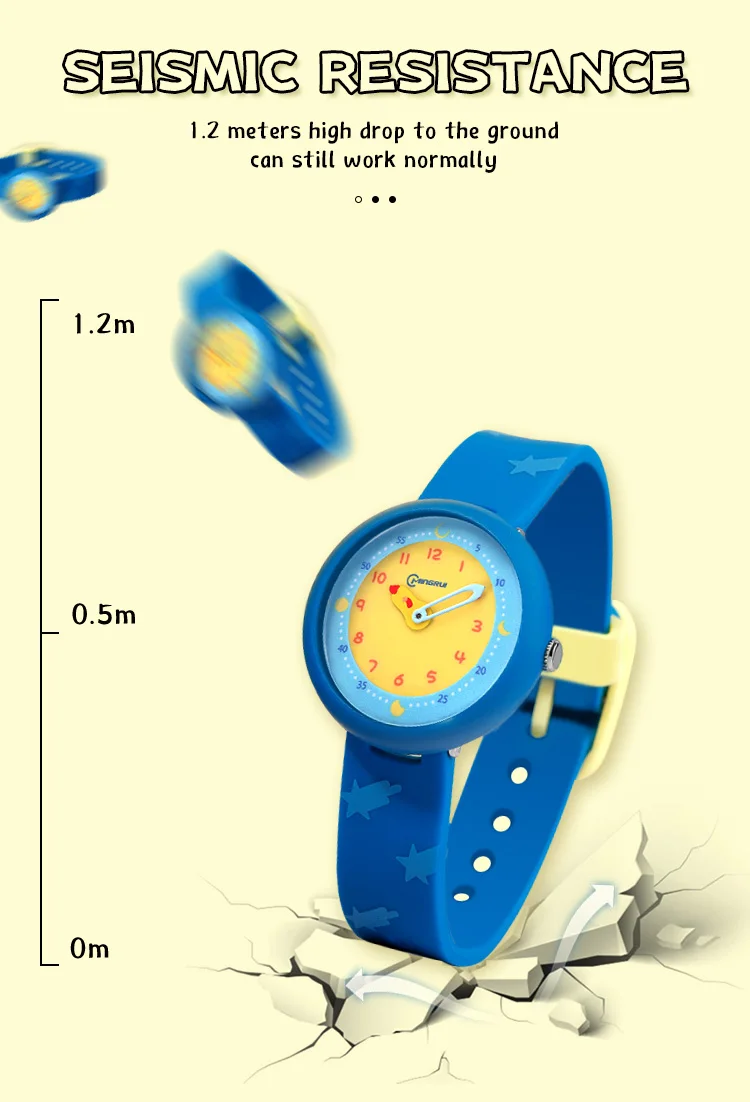 Wristwatch Little Kids Boys' Waterproof Watch Silicone Electronic Quartz Cute Children's Girls' High School Digital Tide Watches