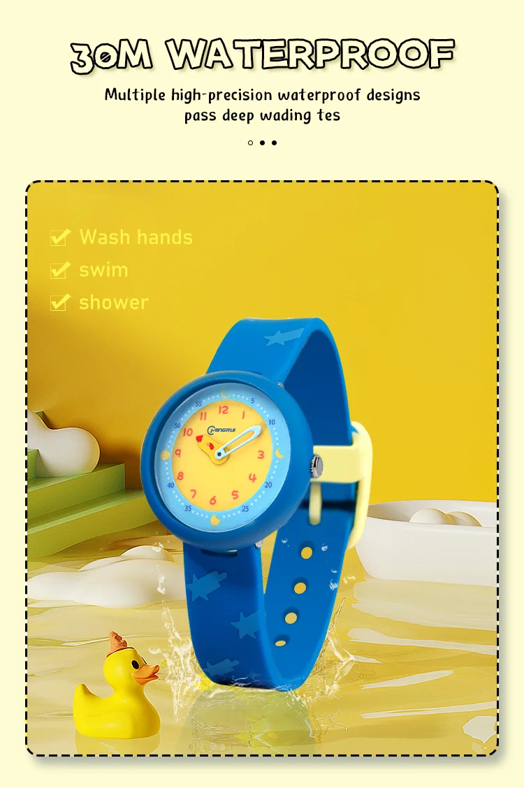 Wristwatch Little Kids Boys' Waterproof Watch Silicone Electronic Quartz Cute Children's Girls' High School Digital Tide Watches