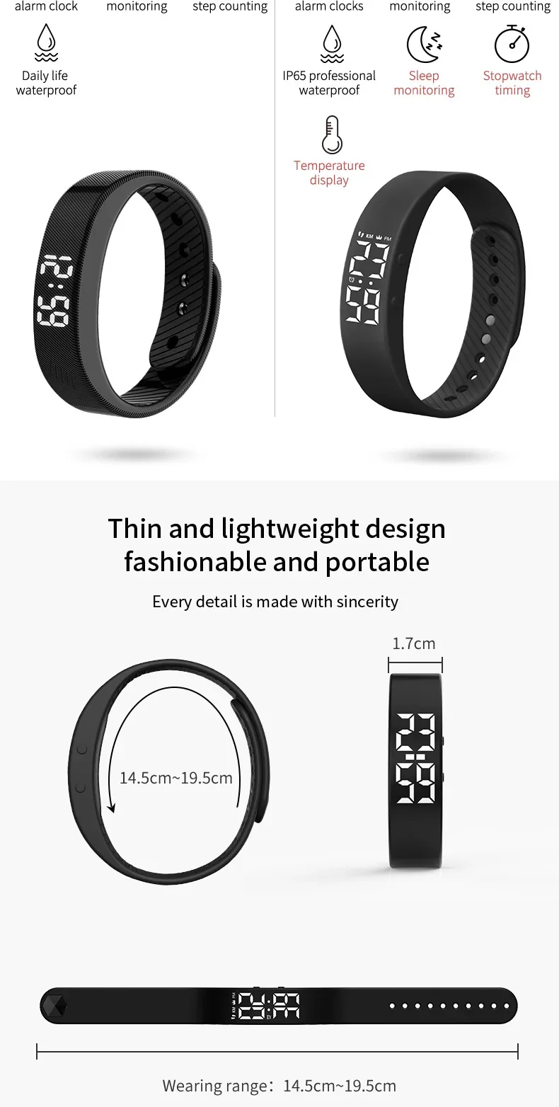 ZGO Electronic Digital Watches Student Sports Watch Pedometer Chronograph Waterproof Wristwatch Children Boys Girls 663X