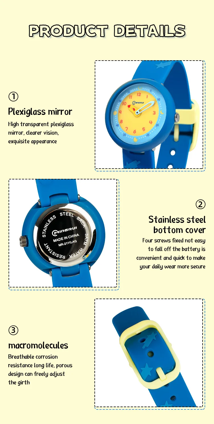 Watch Little Boy Fashion Sports Electronic Quartz Watch Waterproof Kids Girls Cute Middle School Student Digital Watches