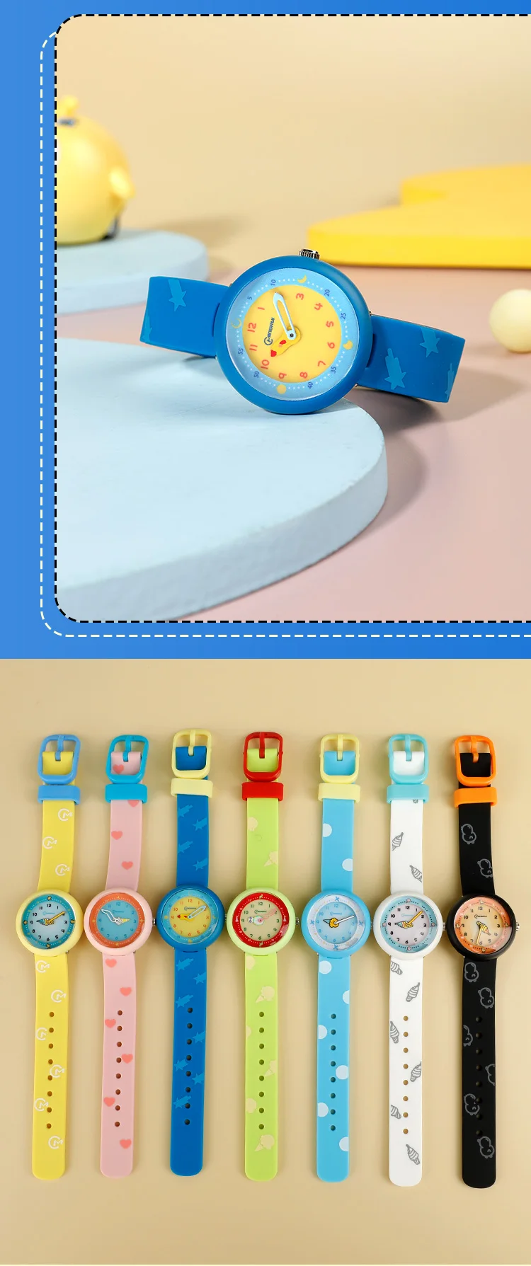 Watch Little Boy Fashion Sports Electronic Quartz Watch Waterproof Kids Girls Cute Middle School Student Digital Watches